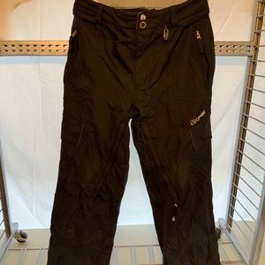 Mens Vintage Black Volcom Tone Snowboard Pant